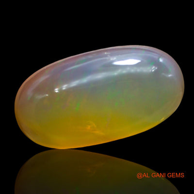 15.00 Cts Natural Australian Fire Opal Loose Gemstone Oval Cabochon 24x13x7 mm AE-826