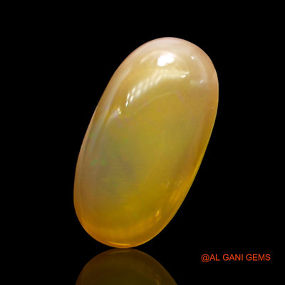 15.00 Cts Natural Australian Fire Opal Loose Gemstone Oval Cabochon 24x13x7 mm AE-826