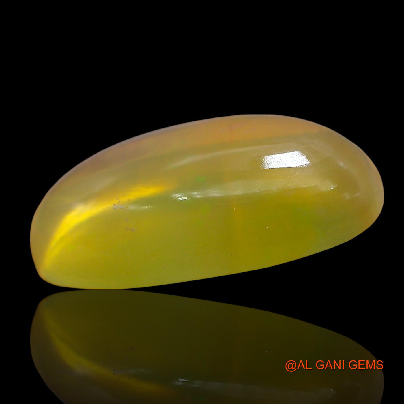15.00 Cts Natural Australian Fire Opal Loose Gemstone Oval Cabochon 24x13x7 mm AE-826