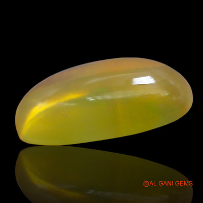 15.00 Cts Natural Australian Fire Opal Loose Gemstone Oval Cabochon 24x13x7 mm AE-826