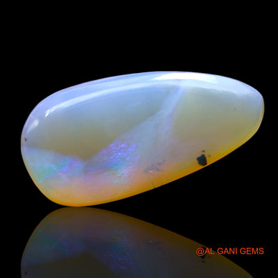 Natural Fire Opal Gemstone 12.00 Cts Loose Fancy Cabochon From Australia 24x12x6 mm AE-827