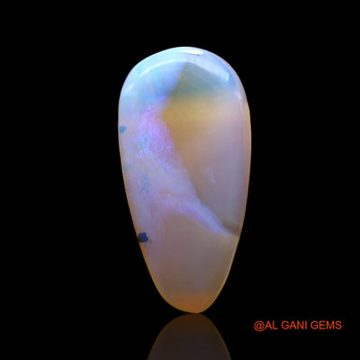 Natural Fire Opal Gemstone 12.00 Cts Loose Fancy Cabochon From Australia 24x12x6 mm AE-827