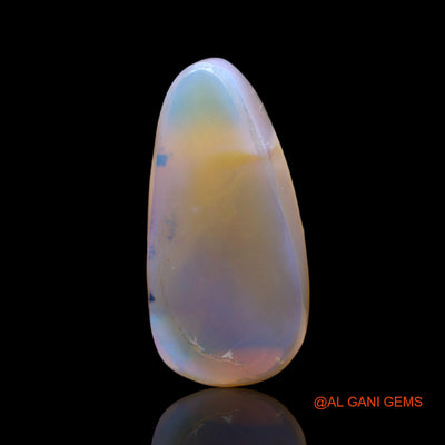 Natural Fire Opal Gemstone 12.00 Cts Loose Fancy Cabochon From Australia 24x12x6 mm AE-827