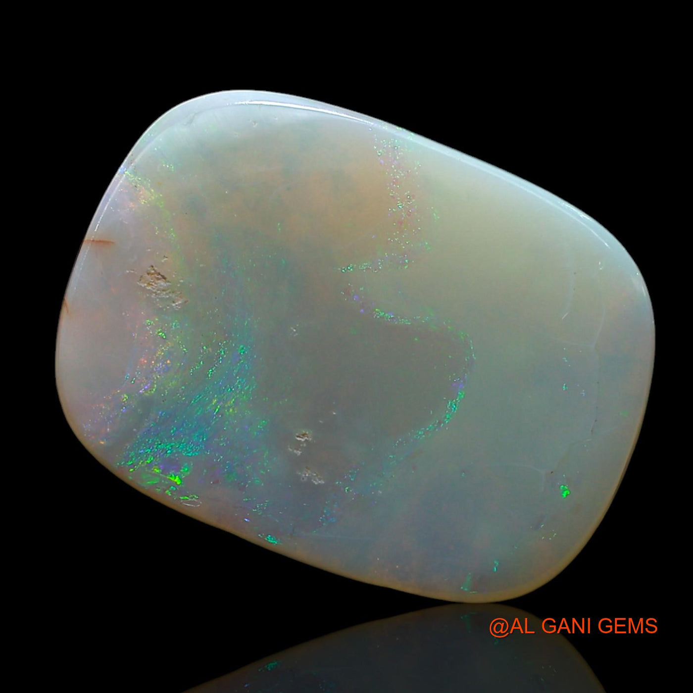 7.00 Cts Natural Australian Fire Opal Loose Gemstone Oval Cabochon 20x15x3 mm AE-828