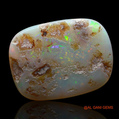 7.00 Cts Natural Australian Fire Opal Loose Gemstone Oval Cabochon 20x15x3 mm AE-828