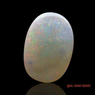 Natural Fire Opal Gemstone 10.00 Cts Loose Oval Cabochon From Australia 21x14x5 mm AE-829