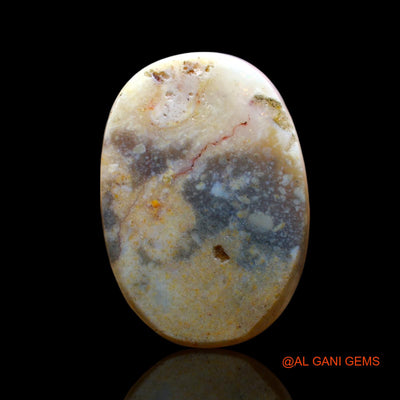 Natural Fire Opal Gemstone 10.00 Cts Loose Oval Cabochon From Australia 21x14x5 mm AE-829