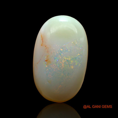 6.00 Cts Natural Australian Fire Opal Loose Gemstone Oval Cabochon 15x9x6 mm AE-82