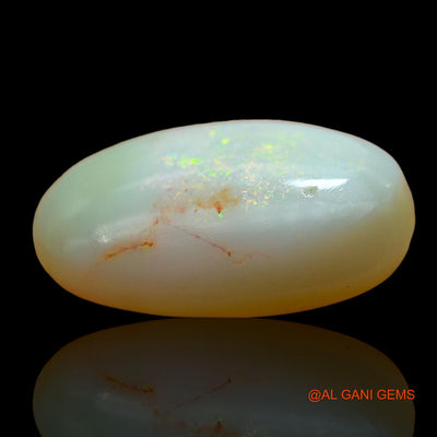 6.00 Cts Natural Australian Fire Opal Loose Gemstone Oval Cabochon 15x9x6 mm AE-82