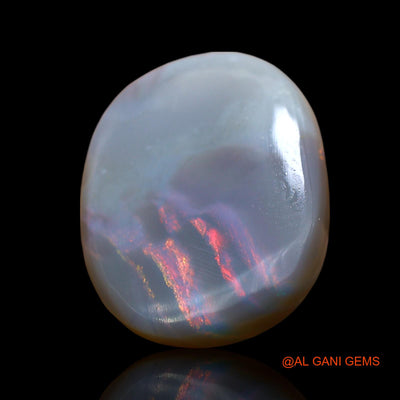 13.00 Cts Natural Australian Fire Opal Loose Gemstone Oval Cabochon 20x16x6 mm AE-830