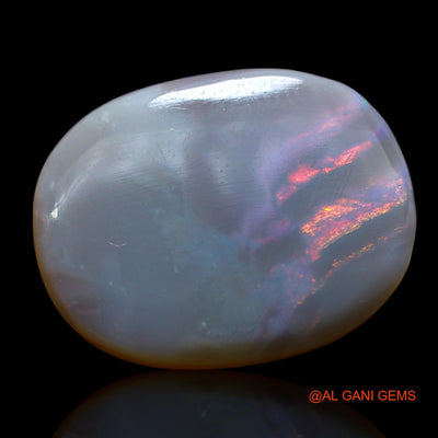 13.00 Cts Natural Australian Fire Opal Loose Gemstone Oval Cabochon 20x16x6 mm AE-830