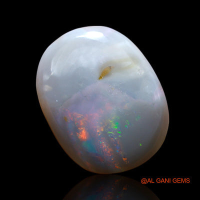 13.00 Cts Natural Australian Fire Opal Loose Gemstone Oval Cabochon 20x16x6 mm AE-830