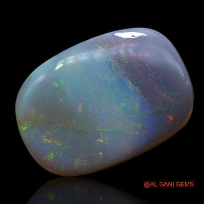Natural Untreated Fire Opal Loose Gemstone Oval Cabochon From Australia 11.00 Cts 20x14x5 mm AE-834