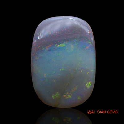 Natural Untreated Fire Opal Loose Gemstone Oval Cabochon From Australia 11.00 Cts 20x14x5 mm AE-834