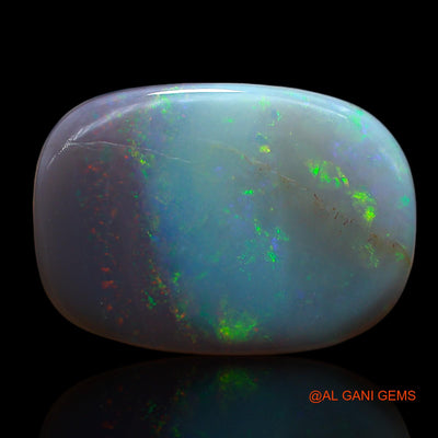 Natural Untreated Fire Opal Loose Gemstone Oval Cabochon From Australia 11.00 Cts 20x14x5 mm AE-834