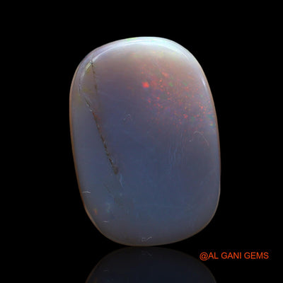 Natural Untreated Fire Opal Loose Gemstone Oval Cabochon From Australia 11.00 Cts 20x14x5 mm AE-834