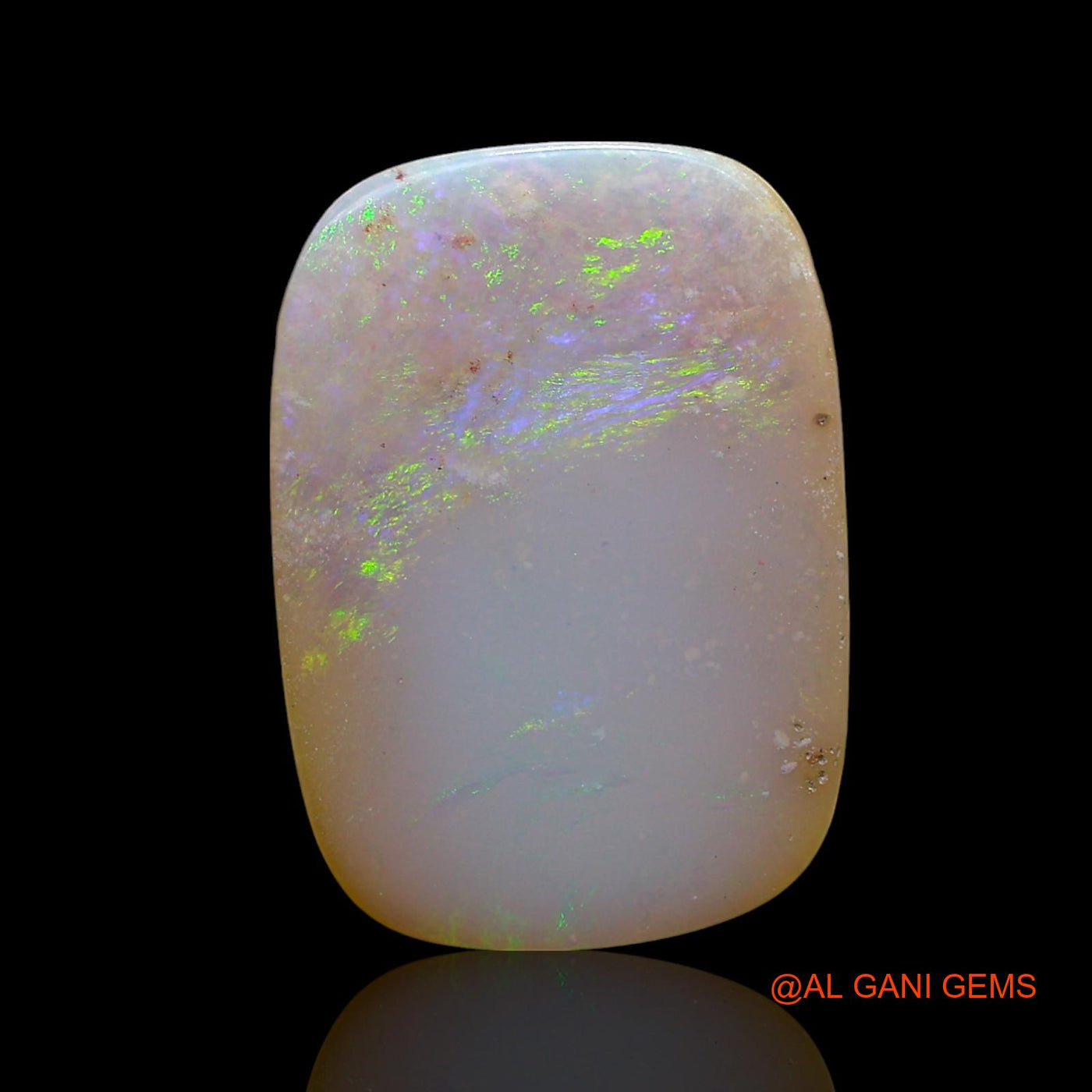 5.00 Cts Natural Australian Fire Opal Loose Gemstone Oval Cabochon 20x14x2 mm AE-836