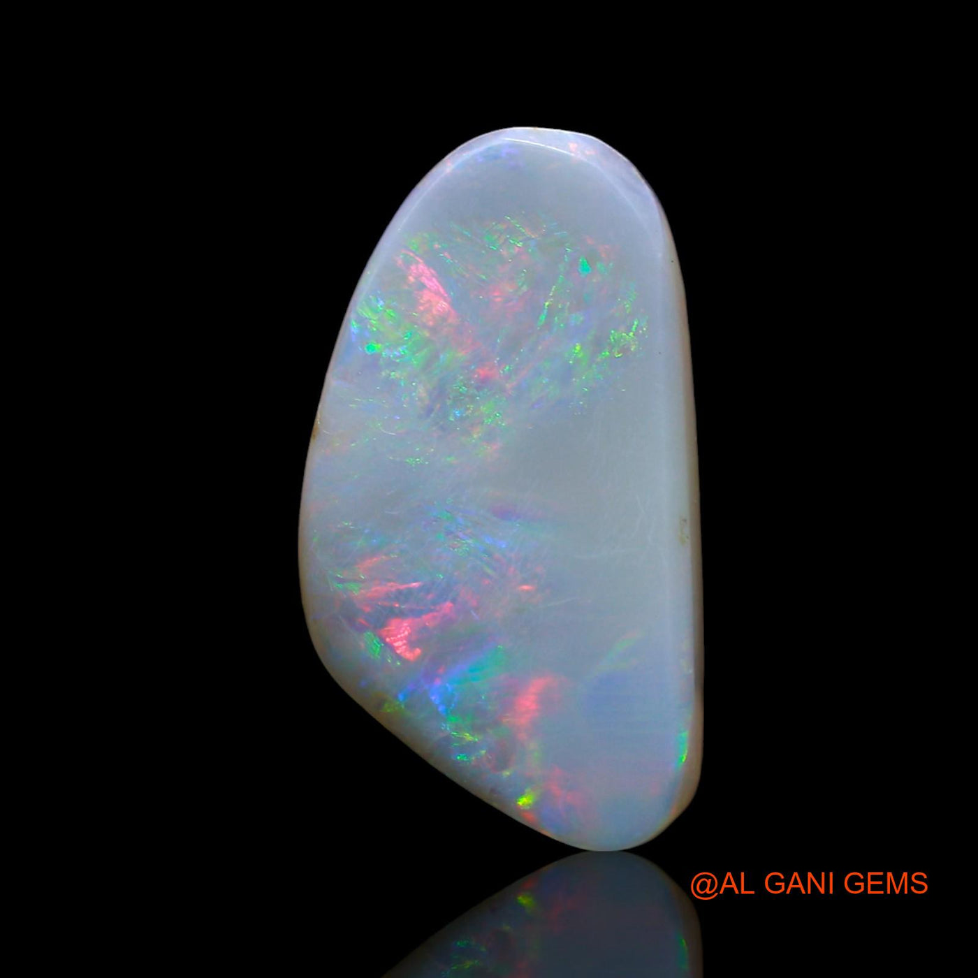12.00 Cts Natural Australian Fire Opal Fancy Cabochon Loose Gemstone For Jewelry 21x12x6 mm AE-837