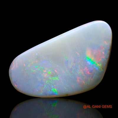 12.00 Cts Natural Australian Fire Opal Fancy Cabochon Loose Gemstone For Jewelry 21x12x6 mm AE-837