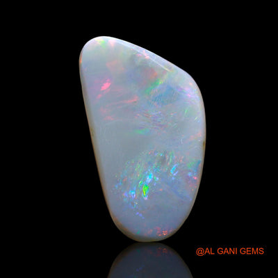 12.00 Cts Natural Australian Fire Opal Fancy Cabochon Loose Gemstone For Jewelry 21x12x6 mm AE-837