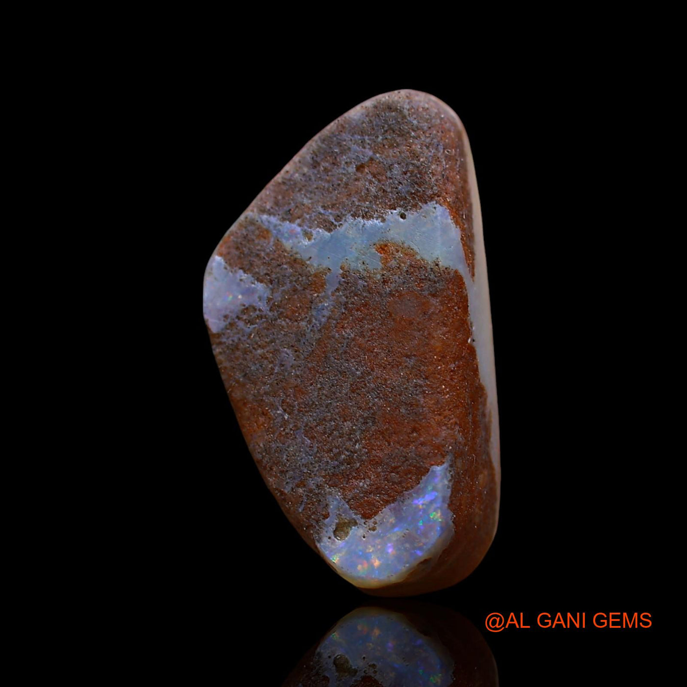 12.00 Cts Natural Australian Fire Opal Fancy Cabochon Loose Gemstone For Jewelry 21x12x6 mm AE-837