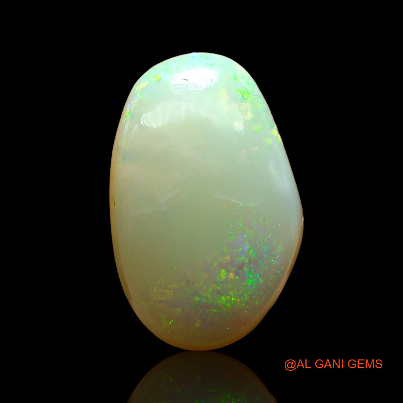 5.00 Cts Natural Australian Fire Opal Loose Gemstone Oval Cabochon 15x9x5 mm AE-83