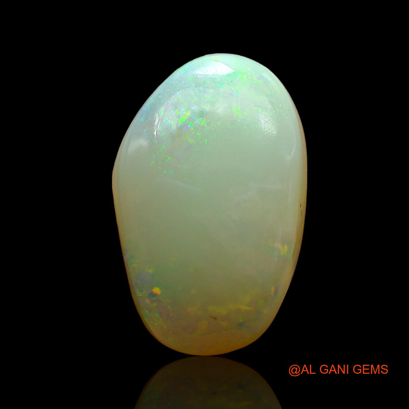 5.00 Cts Natural Australian Fire Opal Loose Gemstone Oval Cabochon 15x9x5 mm AE-83