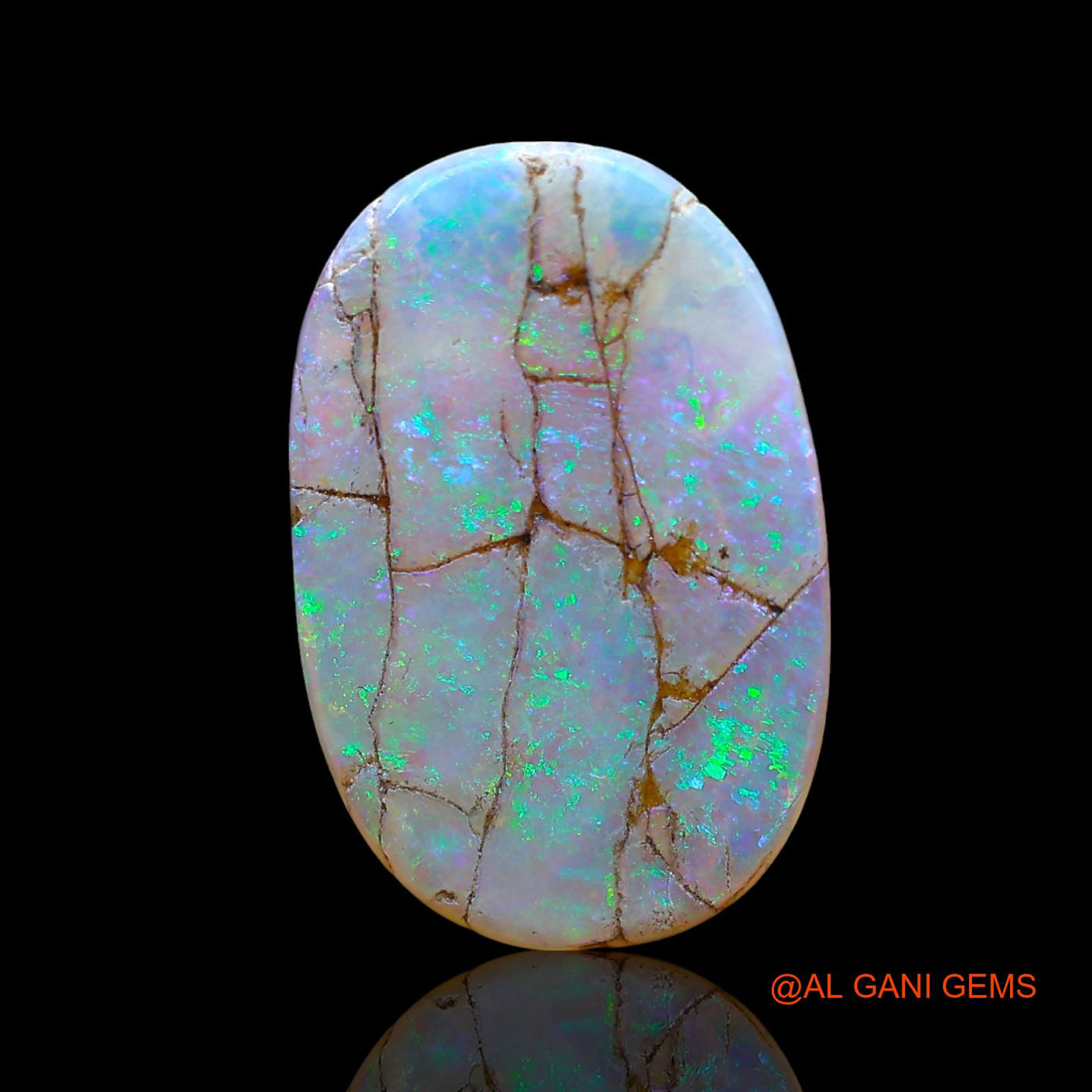 Natural Untreated Fire Opal Loose Gemstone Oval Cabochon From Australia 7.00 Cts 22x14x3 mm AE-841