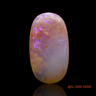 8.00 Cts Natural Australian Fire Opal Oval Cabochon Loose Gemstone For Jewelry 23x12x4 mm AE-842