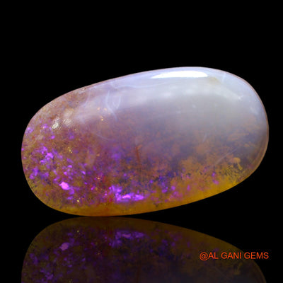 8.00 Cts Natural Australian Fire Opal Oval Cabochon Loose Gemstone For Jewelry 23x12x4 mm AE-842