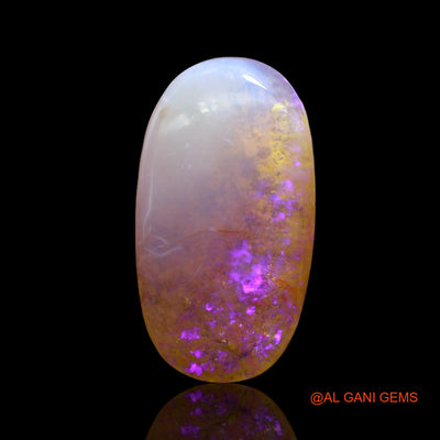 8.00 Cts Natural Australian Fire Opal Oval Cabochon Loose Gemstone For Jewelry 23x12x4 mm AE-842