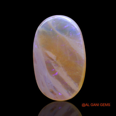 10.00 Cts Unheated Australian Fire Opal Loose Gemstone Oval Cabochon Natural 22x14x4 mm AE-843