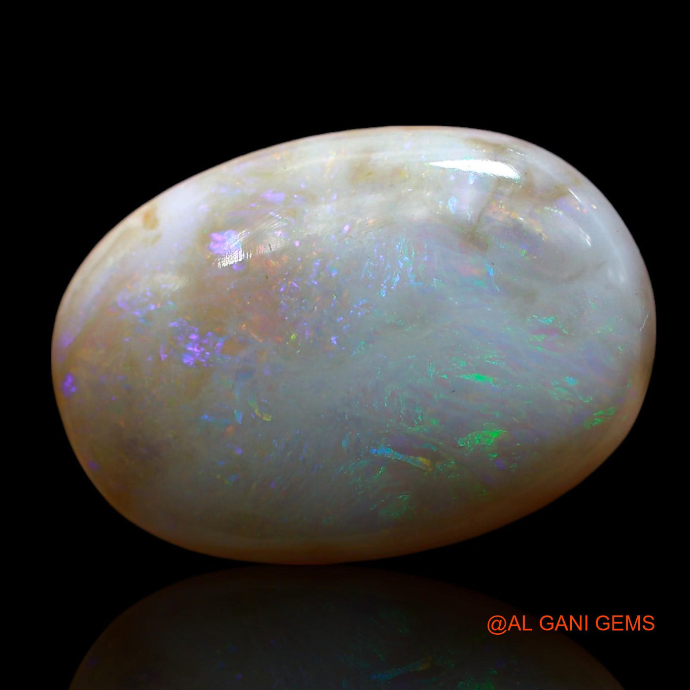 13.00 Cts Natural Australian Fire Opal Loose Gemstone Oval Cabochon 21x15x6 mm AE-844