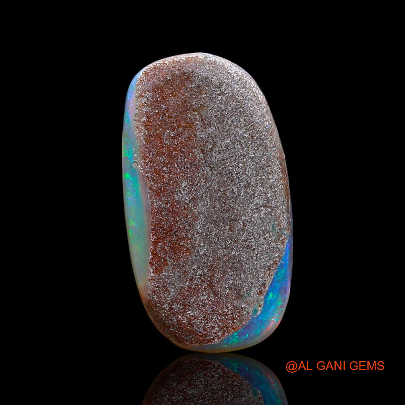 Natural Untreated Fire Opal Loose Gemstone Oval Cabochon From Australia 8.00 Cts 22x12x4 mm AE-846