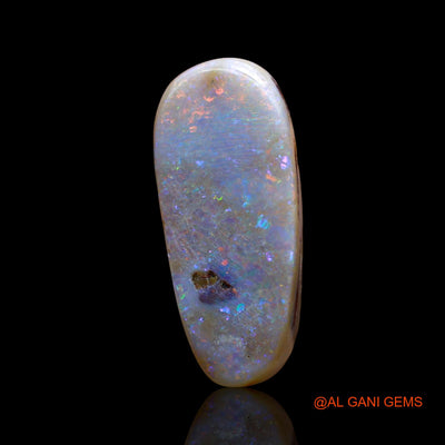 10.00 Cts Natural Australian Fire Opal Loose Gemstone Fancy Cabochon 23x10x5 mm AE-847