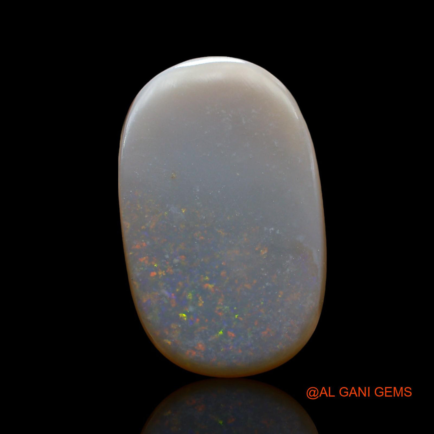 10.00 Cts Natural Australian Fire Opal Loose Gemstone Oval Cabochon 21x13x4 mm AE-848