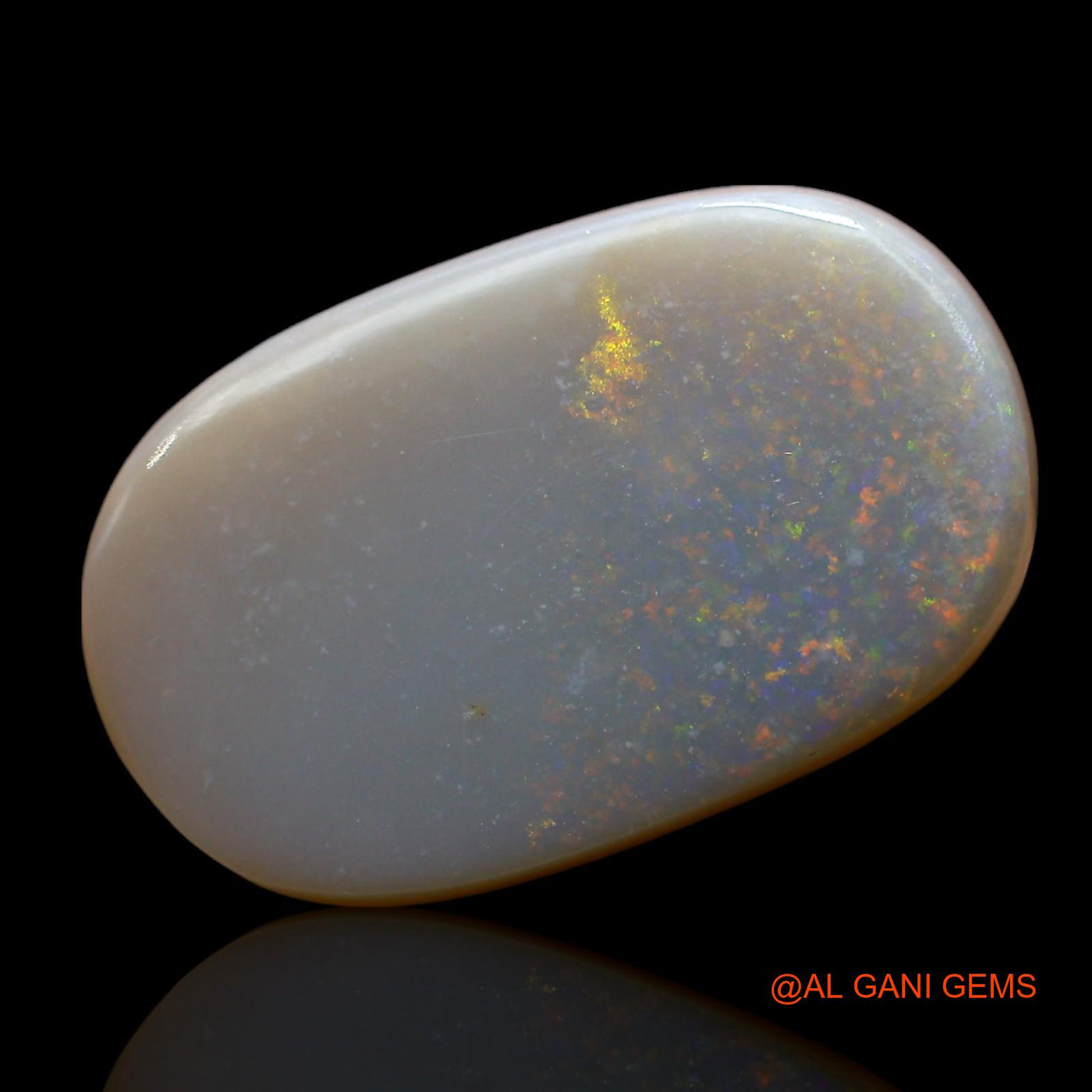 10.00 Cts Natural Australian Fire Opal Loose Gemstone Oval Cabochon 21x13x4 mm AE-848