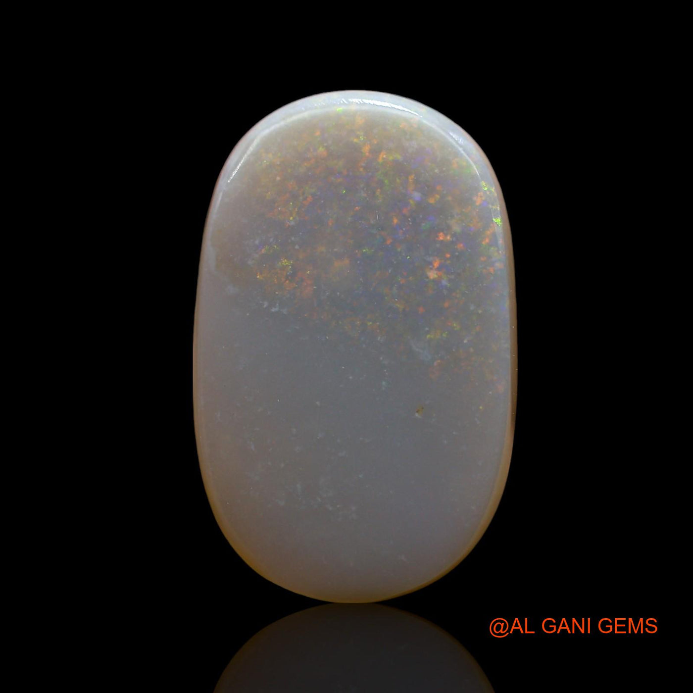 10.00 Cts Natural Australian Fire Opal Loose Gemstone Oval Cabochon 21x13x4 mm AE-848