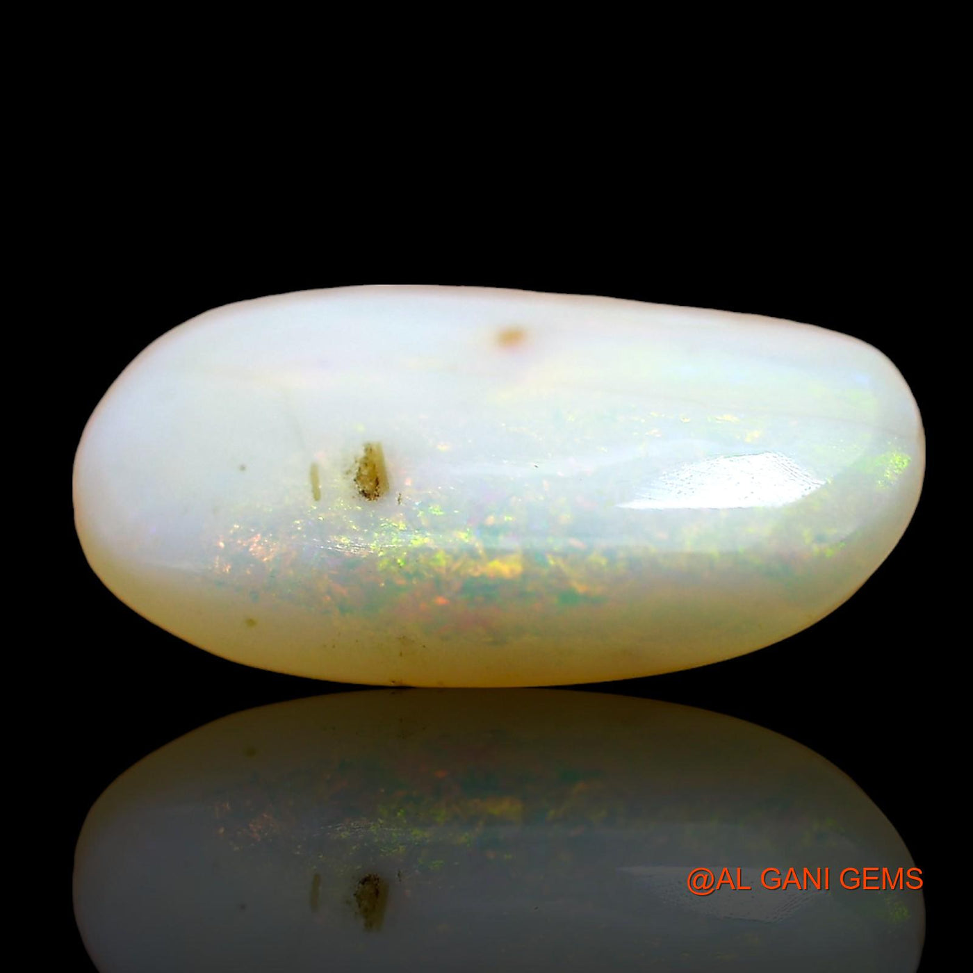 3.00 Cts Natural Australian Fire Opal Loose Gemstone Oval Cabochon 15x10x3 mm AE-84