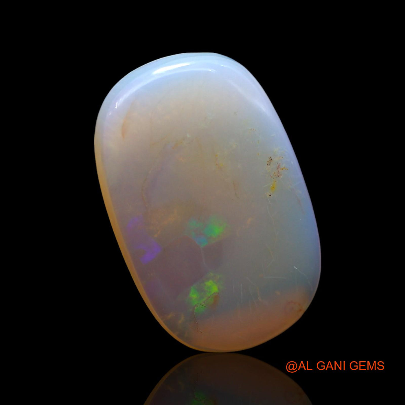 9.00 Cts Natural Australian Fire Opal Oval Cabochon Loose Gemstone For Jewelry 21x14x4 mm AE-850