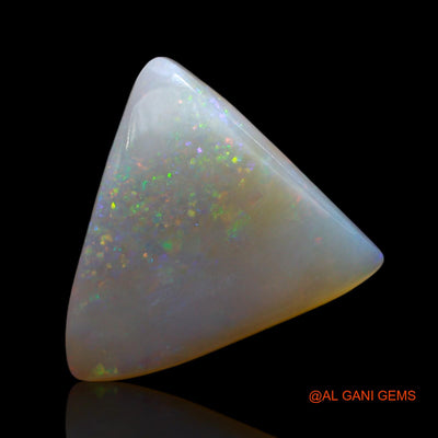 6.00 Cts Unheated Australian Fire Opal Loose Gemstone Trillion Cabochon Natural 17x16x3 mm AE-851