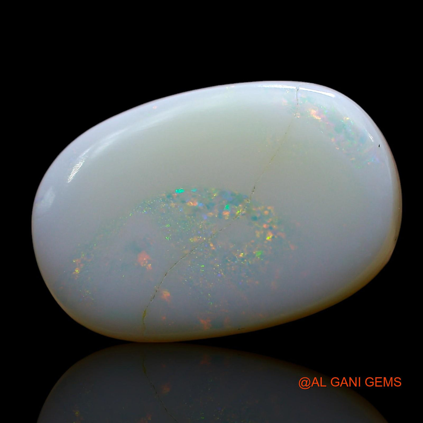 12.00 Cts Natural Australian Fire Opal Oval Cabochon Loose Gemstone For Jewelry 20x13x5 mm AE-852