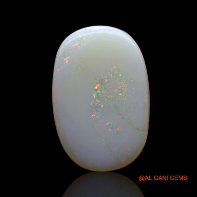 12.00 Cts Natural Australian Fire Opal Oval Cabochon Loose Gemstone For Jewelry 20x13x5 mm AE-852