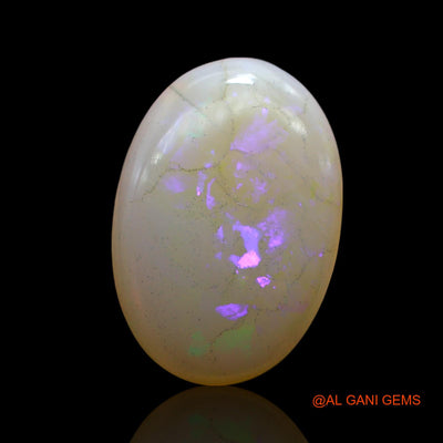 9.00 Cts Natural Australian Fire Opal Oval Cabochon Loose Gemstone For Jewelry 20x14x4 mm AE-853