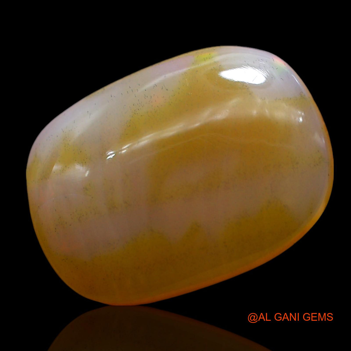11.00 Cts Natural Australian Fire Opal Oval Cabochon Loose Gemstone For Jewelry 20x14x5 mm AE-854
