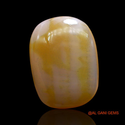 11.00 Cts Natural Australian Fire Opal Oval Cabochon Loose Gemstone For Jewelry 20x14x5 mm AE-854