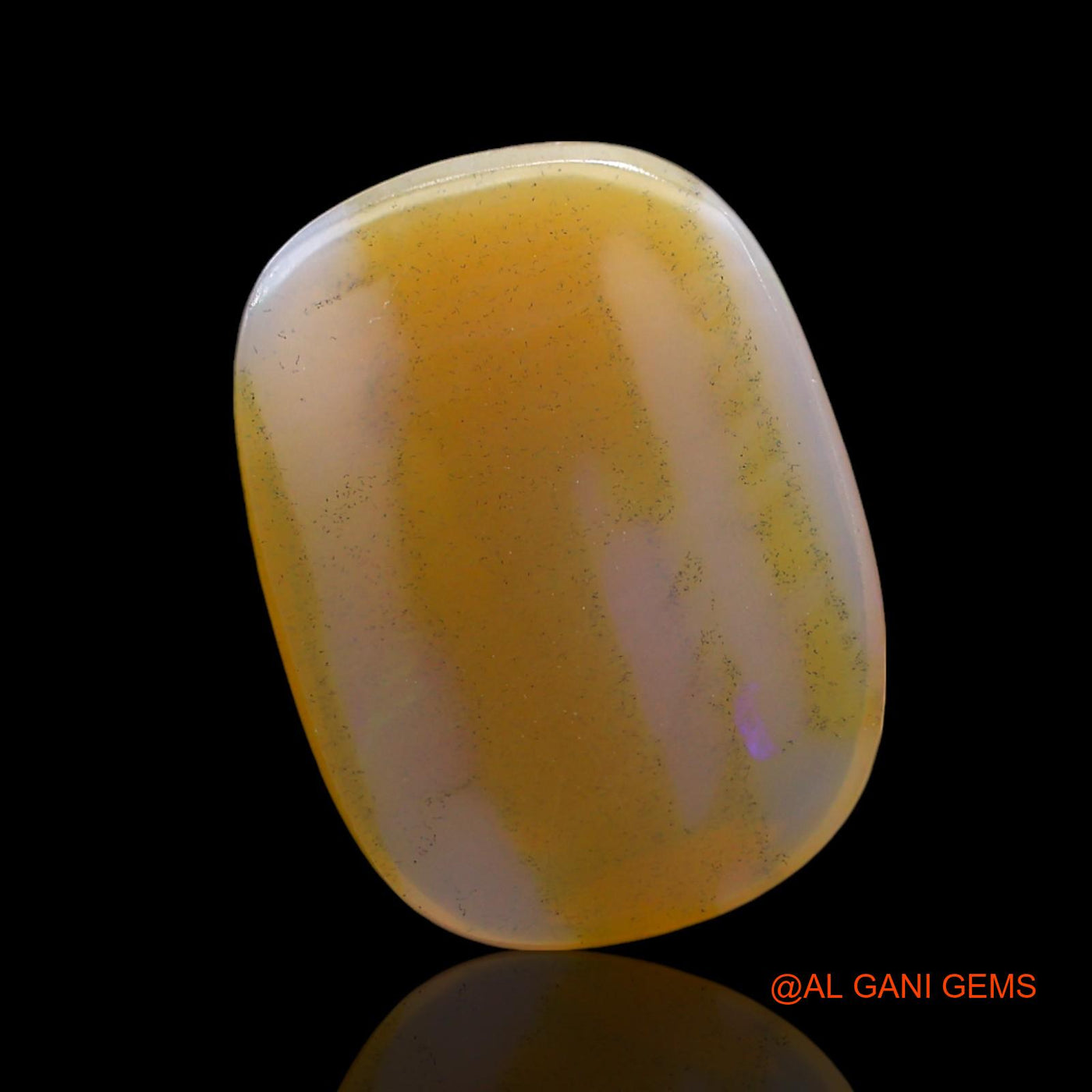 11.00 Cts Natural Australian Fire Opal Oval Cabochon Loose Gemstone For Jewelry 20x14x5 mm AE-854