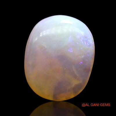 10.00 Cts Natural Australian Fire Opal Loose Gemstone Oval Cabochon 19x16x4 mm AE-855