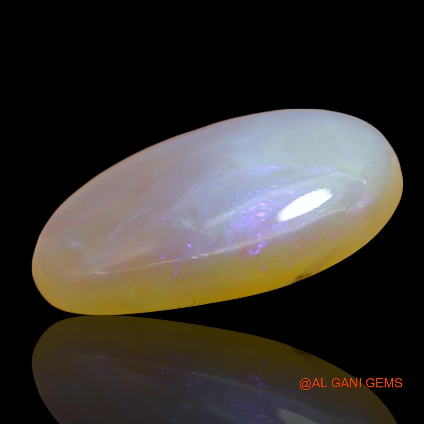 10.00 Cts Natural Australian Fire Opal Loose Gemstone Oval Cabochon 19x16x4 mm AE-855