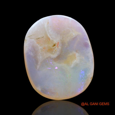 10.00 Cts Natural Australian Fire Opal Loose Gemstone Oval Cabochon 19x16x4 mm AE-855